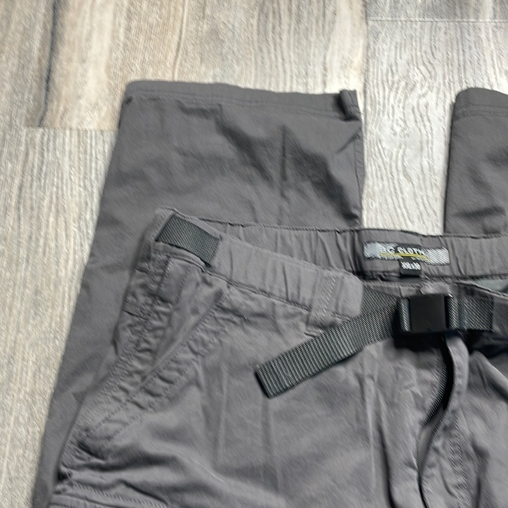BC Clothing Men Lightweight Convertible Stretch Cargo Pants & Shorts, sz XXLx30 - Picture 3 of 11